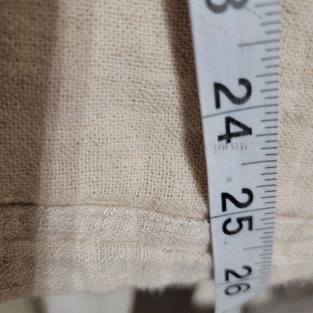 Rag‎ Poets Khaki Colored Linen Jacket Size 1X - Picture 4 of 10